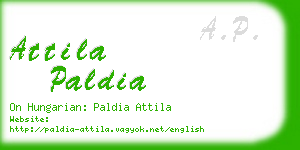 attila paldia business card